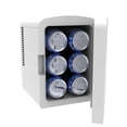 thumbnail image 12 of Frigidaire Skincare Cooler with Lighted Mirror Make-Up Door, White, 12 of 12