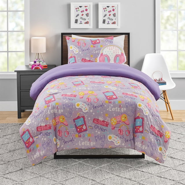 Olivia & Finn 3-Piece Kids Twin Comforter Set