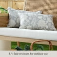 thumbnail image 5 of Martha Stewart Distressed Jacobean Indoor/Outdoor Decorative Pillow, Set of 2, Choose Size, 5 of 10