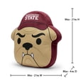 thumbnail image 5 of Logo Brands Mississippi State Bulldogs Puff Pillow, 5 of 5