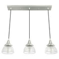 thumbnail image 9 of Hunter Cypress Grove Glass 3 Light Pendant Light Fixture, Round Cluster and Linear Cluster, 9 of 9