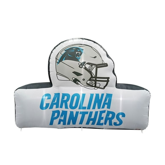 Logo Brands Carolina Panthers Pre-Lit 7’x10’ Team Inflatable