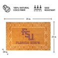 thumbnail image 3 of Logo Brands Florida State Seminoles Coir Outdoor Mat, 3 of 3