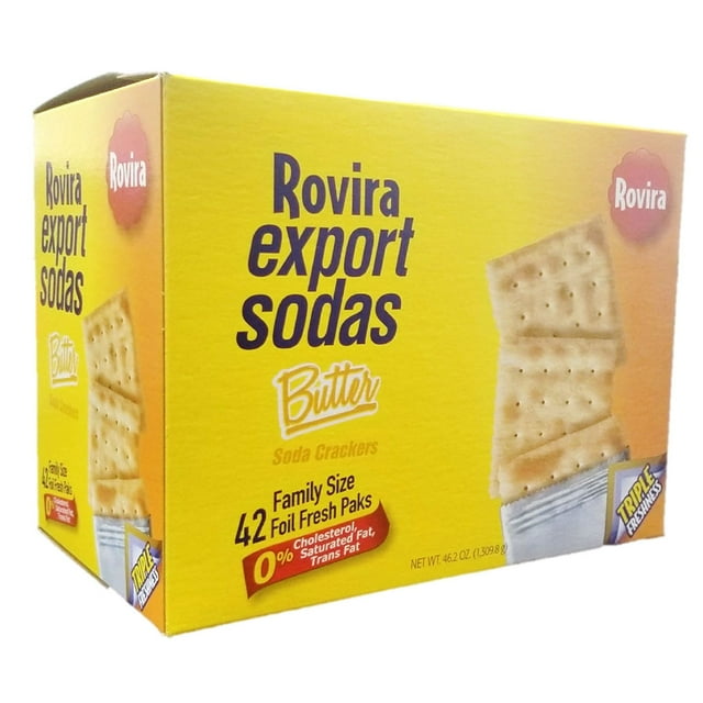 Rovira Export Sodas Butter Crackers 46.2 oz.