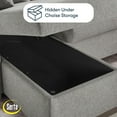 thumbnail image 8 of Serta Ellington Sectional Sleeper Sofa, 8 of 10