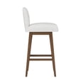 thumbnail image 8 of HH2 Home Upholstered Key Back Wood Adjustable Height Swivel Bar Stool, 8 of 19