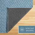 thumbnail image 8 of Town & Country Basics Pax Herringbone Textured Machine Washable Area Rug, Assorted Sizes and Colors, 8 of 11