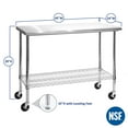thumbnail image 4 of Member's Mark Work Table with 49" Stainless Steel Top, 4 of 16