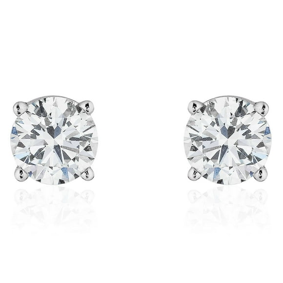 1.00 CT. T.W. Round Diamond Studs in 18K Gold