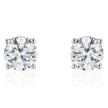 1.00 CT. T.W. Round Diamond Studs in 18K Gold