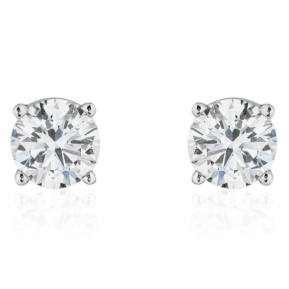 1.00 CT. T.W. Round Diamond Studs in 18K Gold