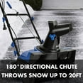 thumbnail image 7 of Snow Joe SJ618E Electric Single Stage Snow Thrower, 18-Inch, 13 Amp Motor, 7 of 12