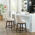 thumbnail image 1 of HH2 Home Halbrooke Wood Swivel Bar Stool or Counter Stool, 1 of 12