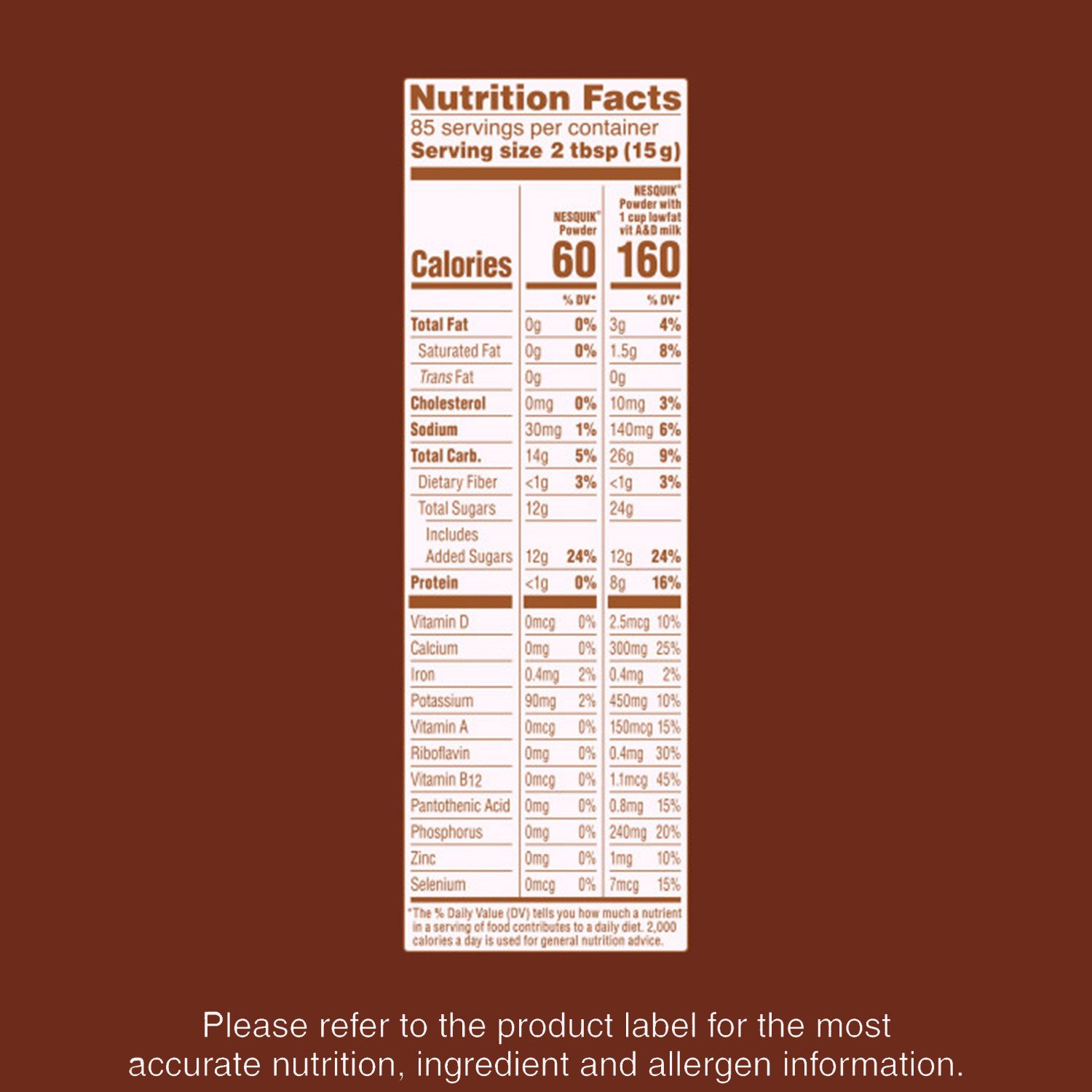 Nestle Nesquik Powdered Drinks & Mixes