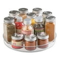 thumbnail image 8 of iDesign 2-Piece Set of 9" Clear Turntable Lazy Susan Organizers, 8 of 9