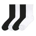 thumbnail image 2 of Hue Women's 4-Pack Retro Stripe Crew Sock, 2 of 4