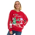 thumbnail image 3 of Women's Character Winter Scene Sweatshirt, 3 of 10