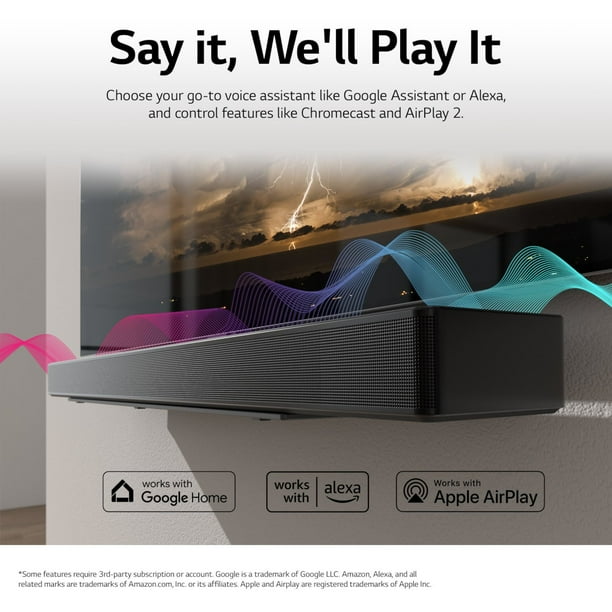 LG 3.1.3 Home Theater Sound Bar with IMAX Enhanced & Dolby Atmos