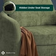 thumbnail image 5 of Studio Living Manchester Large Accent Chair in Olive Boucle Fabric, 5 of 9