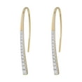 thumbnail image 3 of 0.35 CT. T. W. Diamond Shepherd Hook Earrings in 14K Gold, 3 of 7