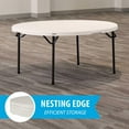 thumbnail image 4 of Lifetime 60" Round Commercial Grade Nesting Folding Table, 4 of 12