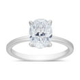 thumbnail image 1 of Oval Cut Solitaire Diamond Ring in 18K Gold, 1 of 7