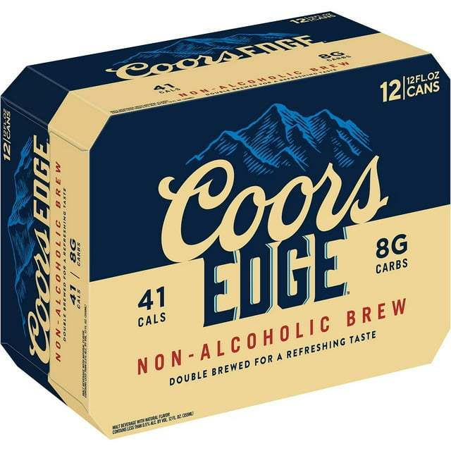 Coors Edge Non-Alcoholic Beer, 12 fl. oz. can, 12 pk.
