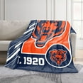 thumbnail image 2 of Logo Brands Chicago Bears 60"x70" Super Plush Blanket, 2 of 6