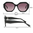 thumbnail image 2 of RZ by Rachel Zoe Josie Oversized Sunglasses, 2 of 6