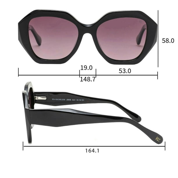 RZ by Rachel Zoe Josie Oversized Sunglasses - Samsclub.com