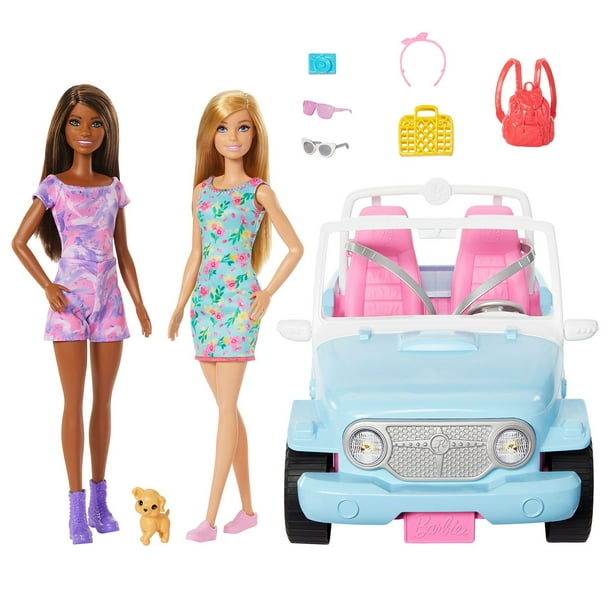 Barbie 7体 & 車　(セット売りのみ可) Barbie 7体 & 車 (セット売りのみ可)