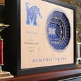 thumbnail image 2 of YouTheFan Memphis Tigers 25-Layer Basketball Stadium View 3D Wall Art, 2 of 5