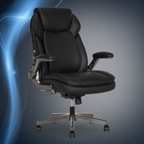 Shaquille O’Neal Corydon Shiatsu Massage Chair with Heat and Flip Up Arms