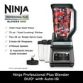 thumbnail image 10 of Ninja Professional Plus Blender DUO with Auto-iQ, 10 of 14