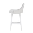 thumbnail image 10 of HH2 Home Upholstered Tapered Back Wood Adjustable Height Swivel Bar Stool, 10 of 18