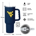 thumbnail image 5 of Logo Brands West Virginia Mountaineers Tumbler Set, 5 of 5