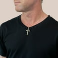 thumbnail image 5 of 0.46 CT. T.W. Round Cut Diamond Cross Pendant Necklace in 14k Gold, 5 of 5