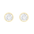thumbnail image 2 of Lab Created Diamond Earrings in 14K Gold, 2 of 4
