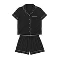 thumbnail image 9 of DreamMark Women's 2-Piece Short Sleeve and Short Notch Collar Pajama Set, 9 of 12