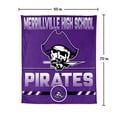 thumbnail image 7 of Logo Brands Merrillville High School 60"x70" Super Plush Blanket, 7 of 7
