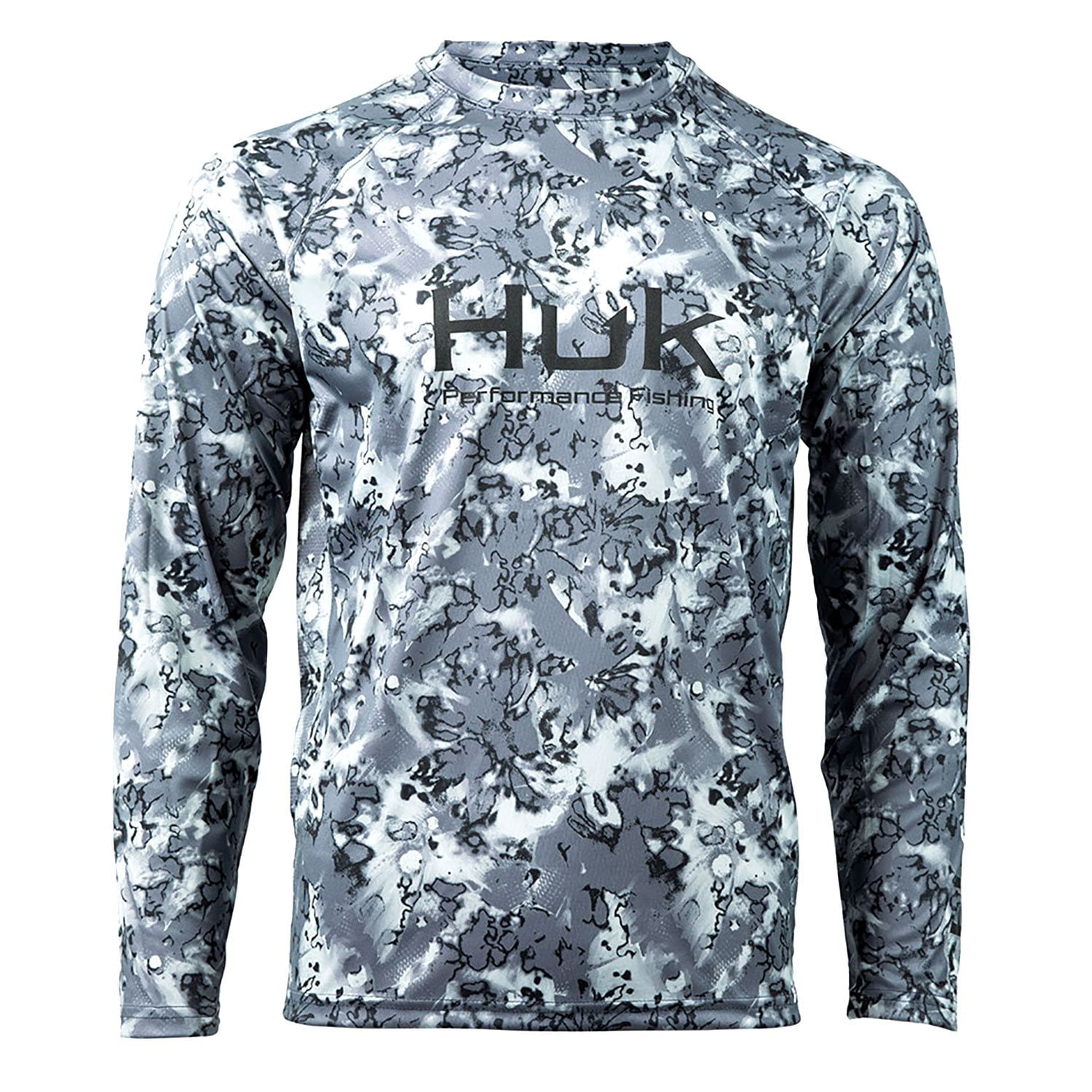 Huk Pursuit Crew Long Sleeve Shirt, Assorted Styles