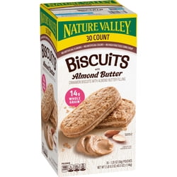 Nature Valley Almond Butter Biscuit Sandwiches, 30 ct