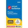 thumbnail image 1 of TurboTax Premier 2025 Physical Package, Federal & State Returns + Federal E-file + $10 In-Product Credit (Win 11, Mac 14), 1 of 7