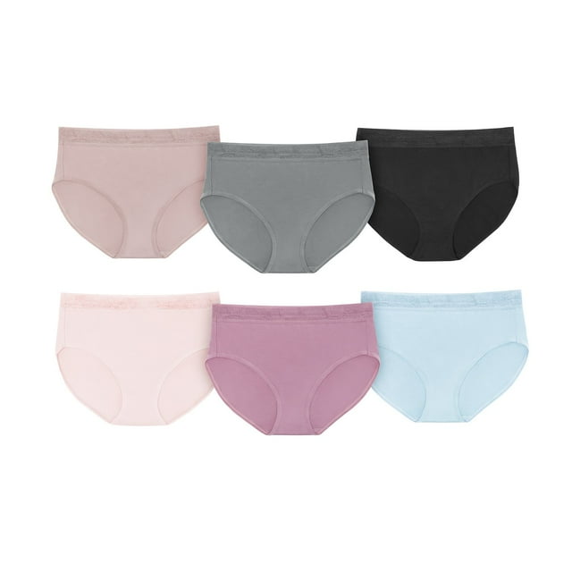 Member's Mark Women's 6-Pack Cotton Luxe Modern Brief