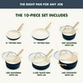 thumbnail image 3 of GreenPan Reserve 10-Piece Ceramic Nonstick Cookware Set, 3 of 10