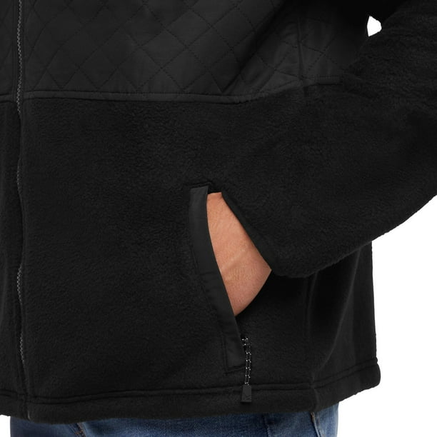 Eddie Bauer Men's Mixed Media Fleece Jacket - Samsclub.com