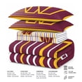 thumbnail image 5 of Logo Brands Washington Commanders Bed-In-A-Bag Set, 5 of 5