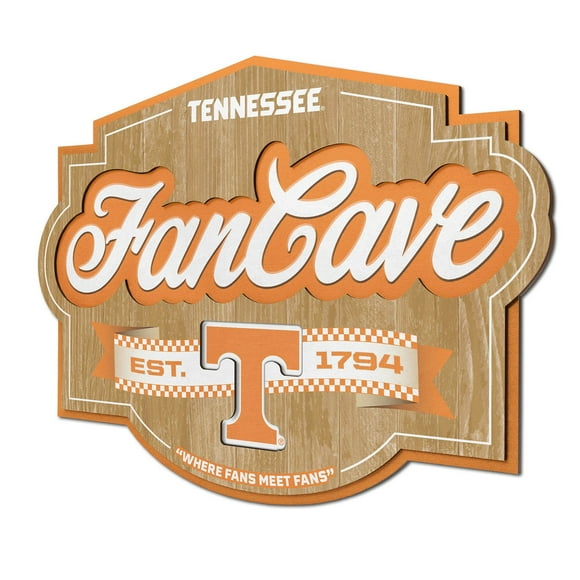 YouTheFan Tennessee Volunteers 17"x12.5" 3D Multi-Layered Fan Cave Sign