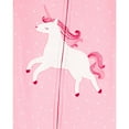 thumbnail image 3 of Carter's Toddler Girls Cotton Footie Pajama, 3 of 4