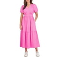 thumbnail image 1 of French Connection Ladies Puff Sleeve Maxi Dress, 1 of 9